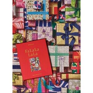 Fa La La La Piecework Puzzle Holiday Christmas Winter Soft Velvet Matte 1000